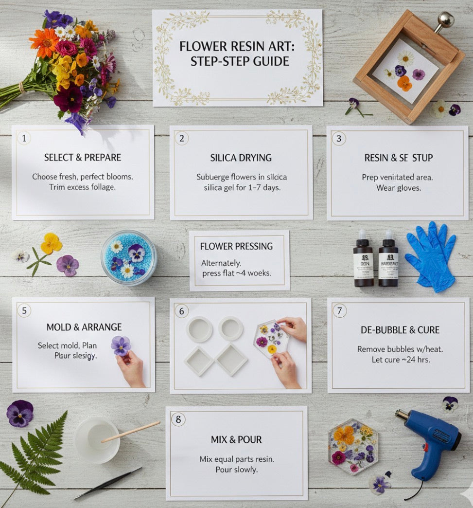 How you can preserve your special flowers and why it is very important (step-by-step guide)