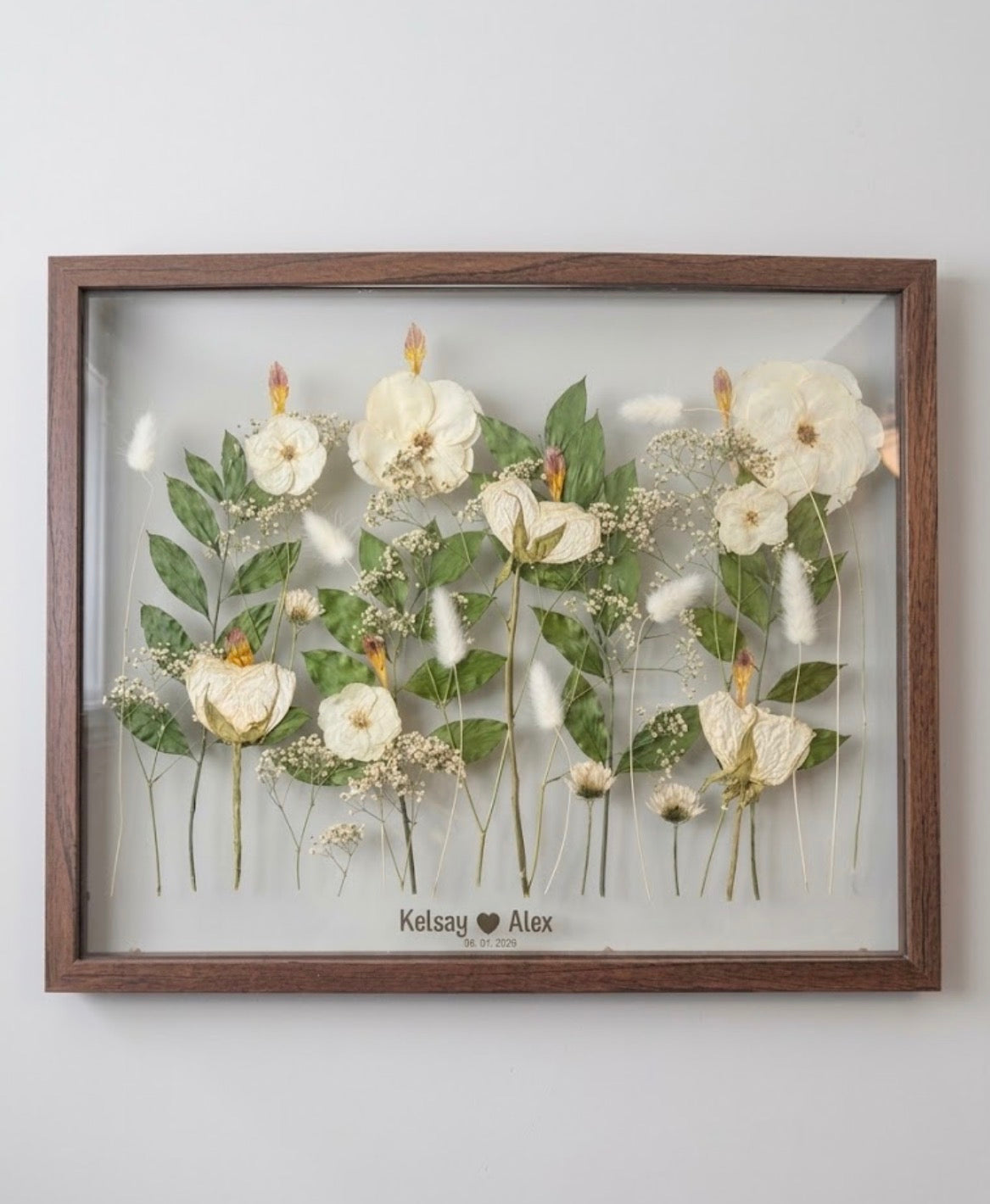 Pressed Floral Frame Keepsake deposit | Archival Bridal Bouquet Preservation