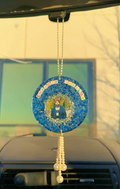 Resin Art Car Hanging Gift for Boyfriend, Brother & Husband | Handmade Car Decor