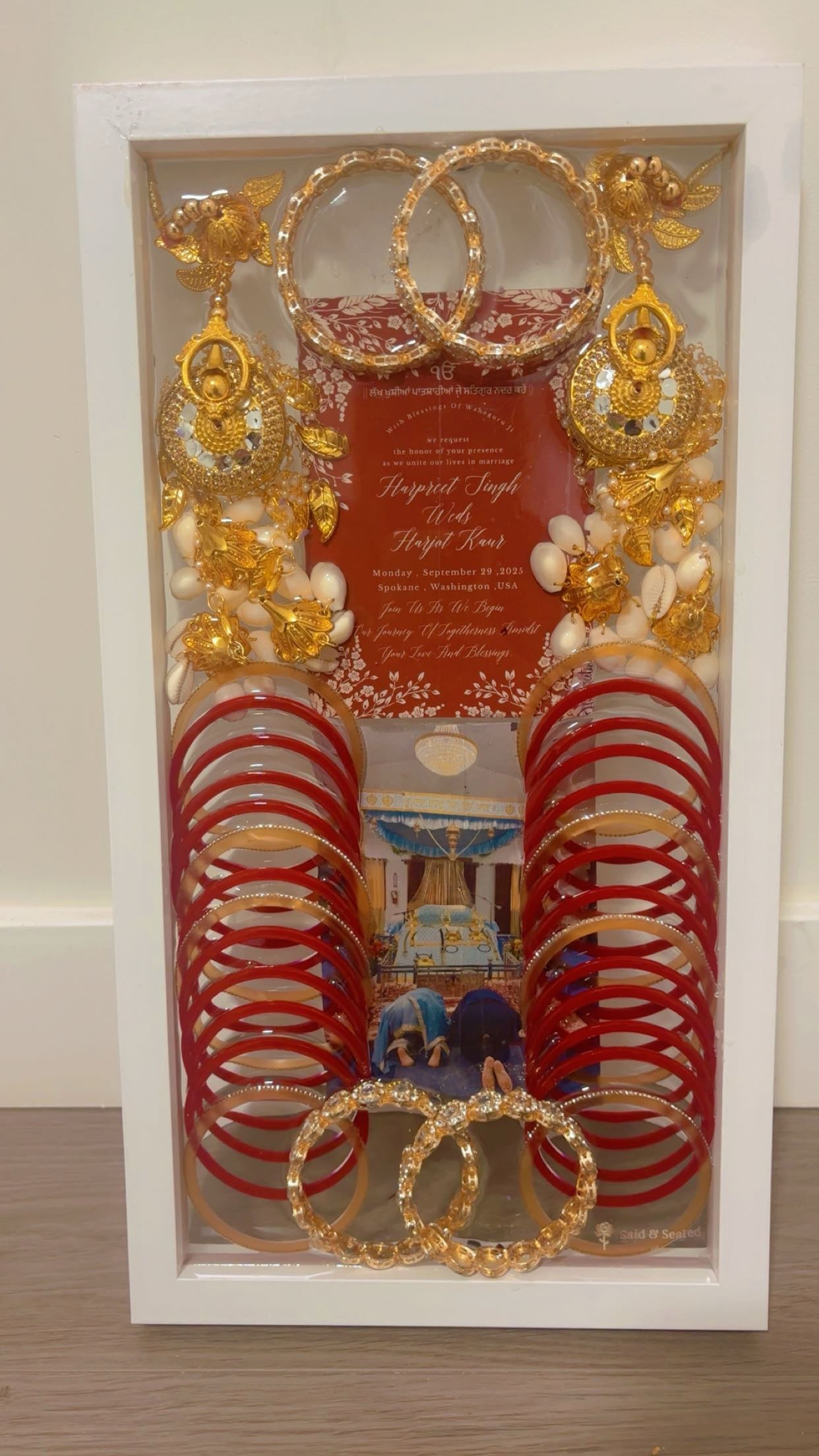 Resin Chooda & Kalire Preservation – Punjabi Bridal Wedding Keepsake