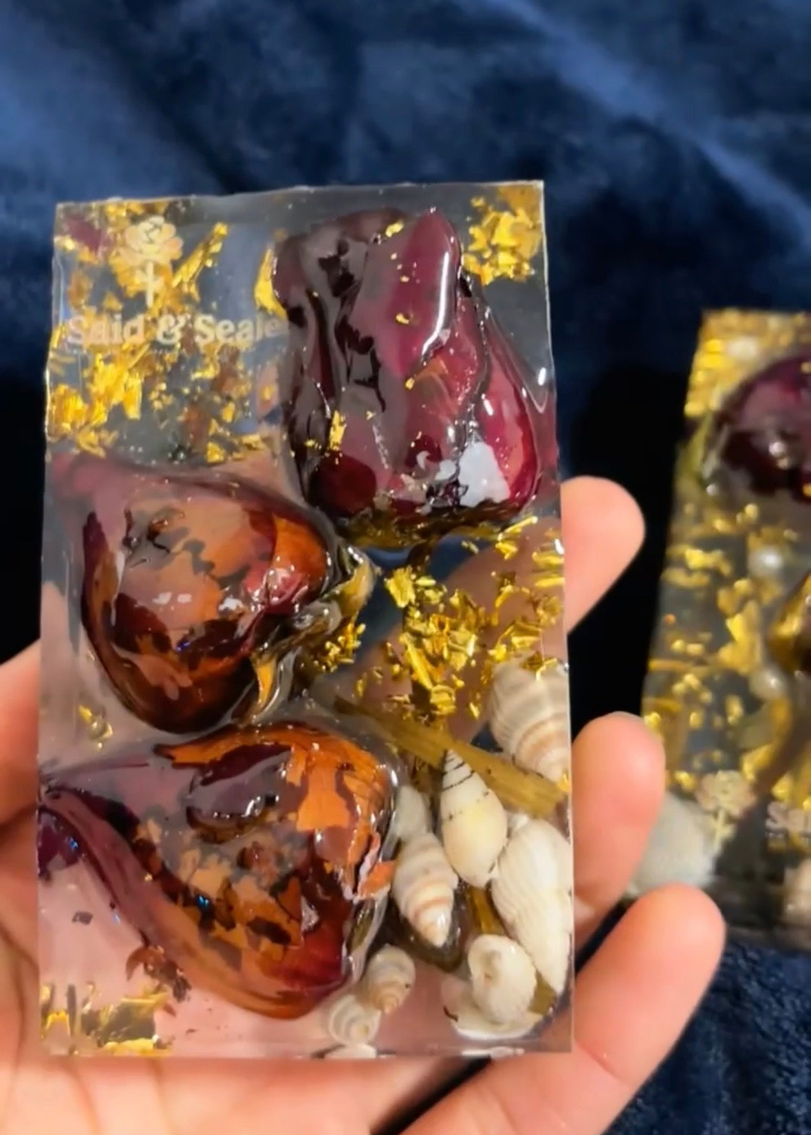 Resin Flower Preservation Mini Blocks – Preserve Real Flowers in Clear Resin Keepsake