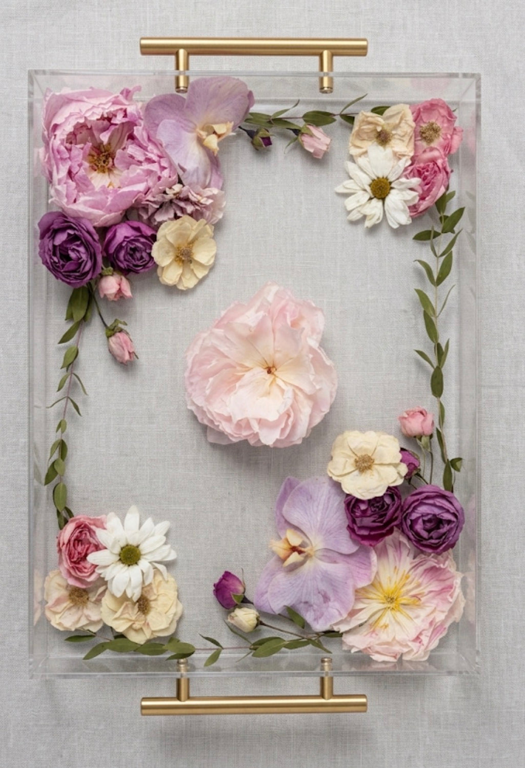 Wedding Bouquet Preservation Tray | Resin Flower Keepsake | Custom Preserved Flowers