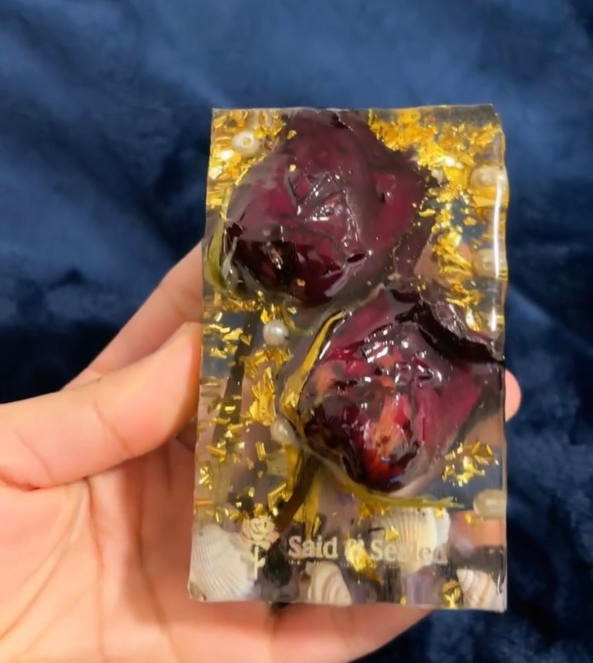 Resin Flower Preservation Mini Blocks – Preserve Real Flowers in Clear Resin Keepsake