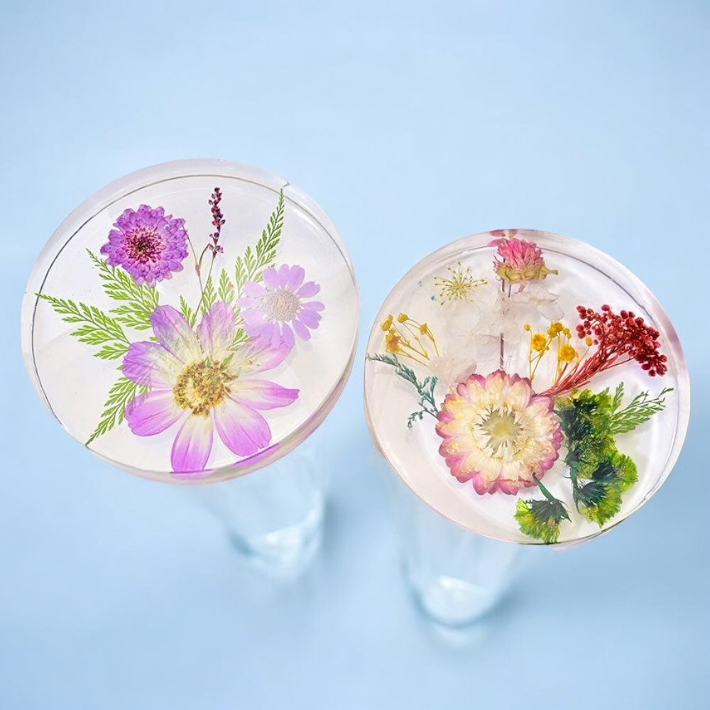 Preserved Flower Resin Coaster | Handmade Floral Keepsake