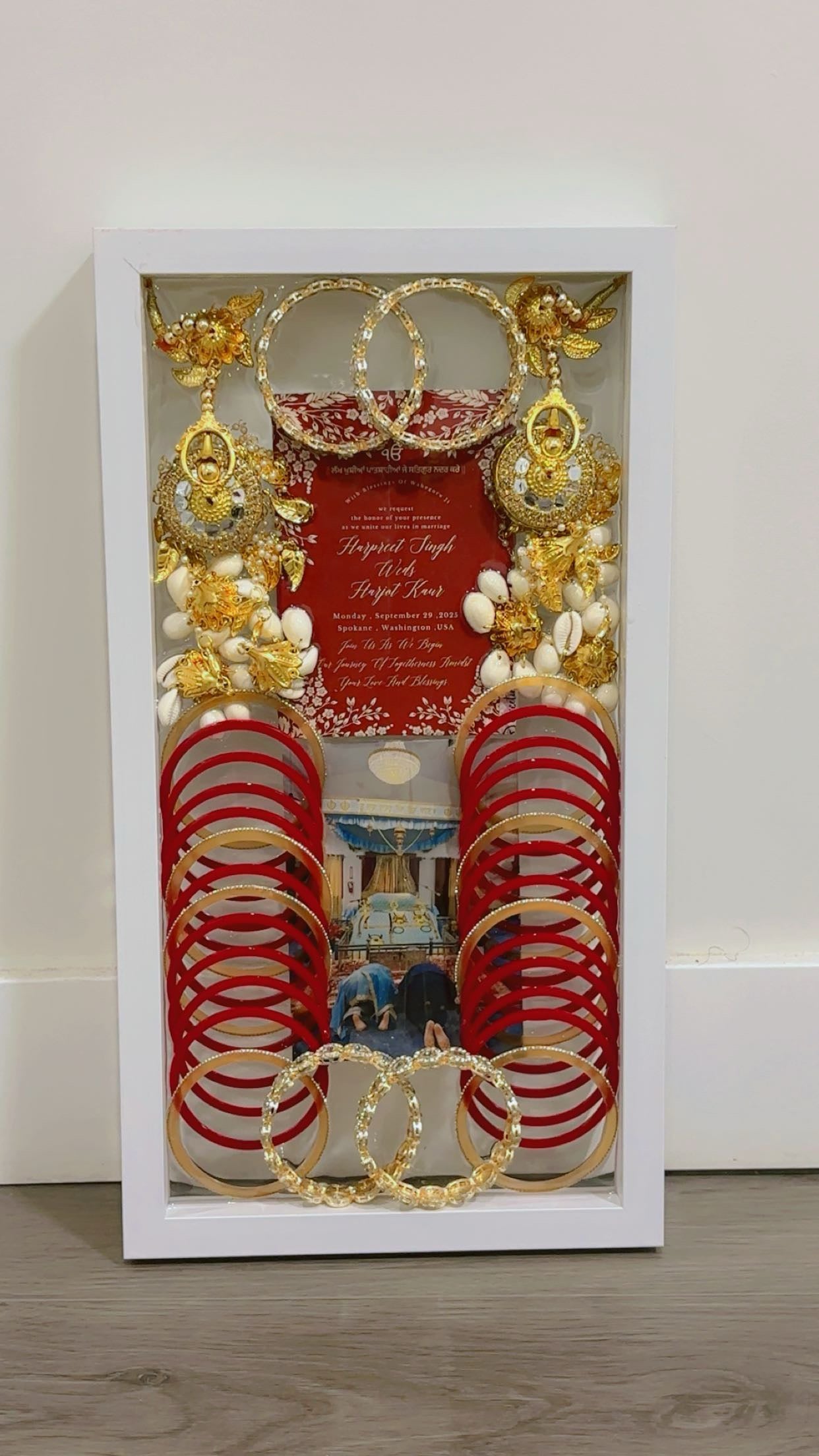 Resin Chooda & Kalire Preservation – Punjabi Bridal Wedding Keepsake