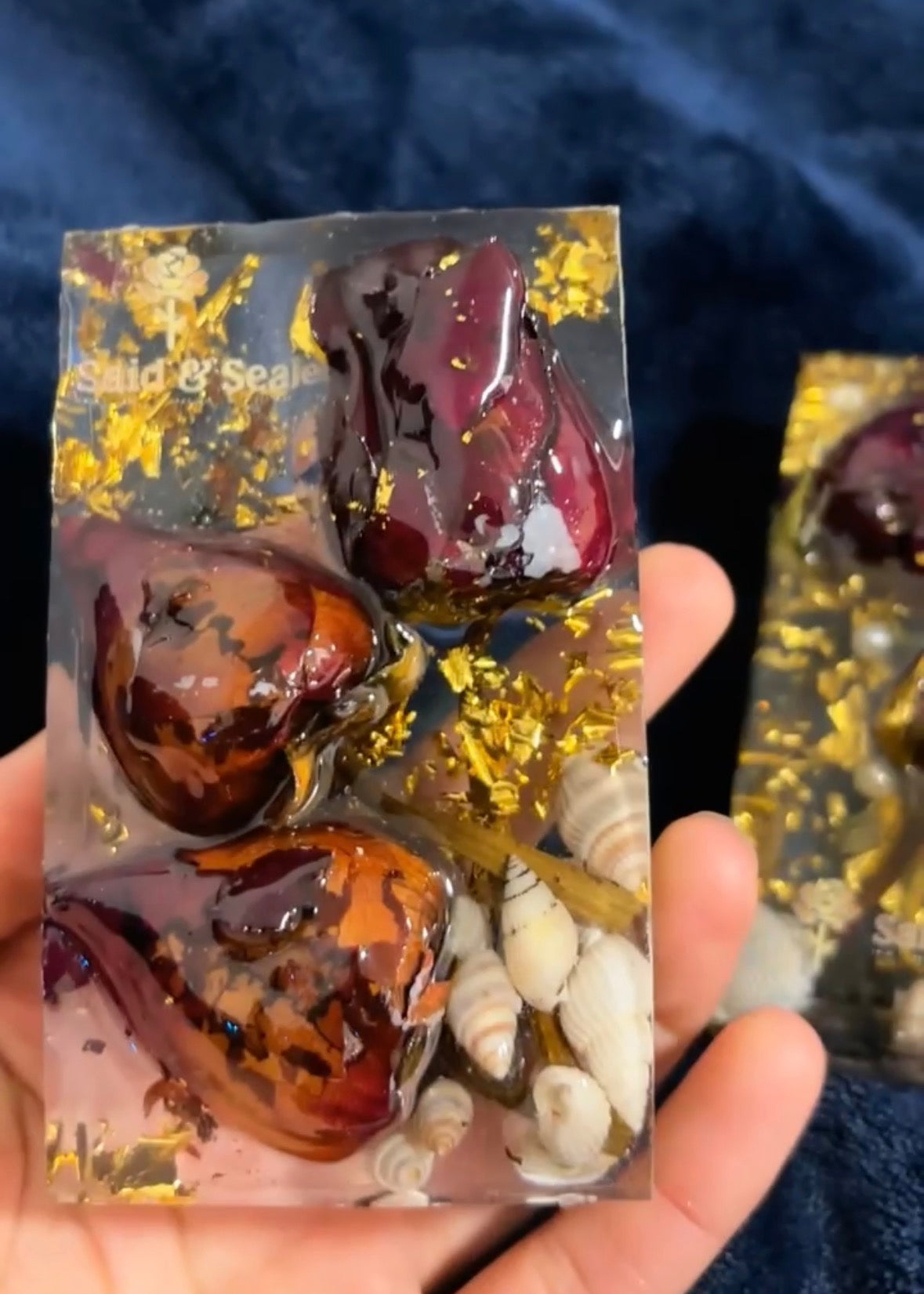 Resin Flower Preservation Mini Blocks – Preserve Real Flowers in Clear Resin Keepsake