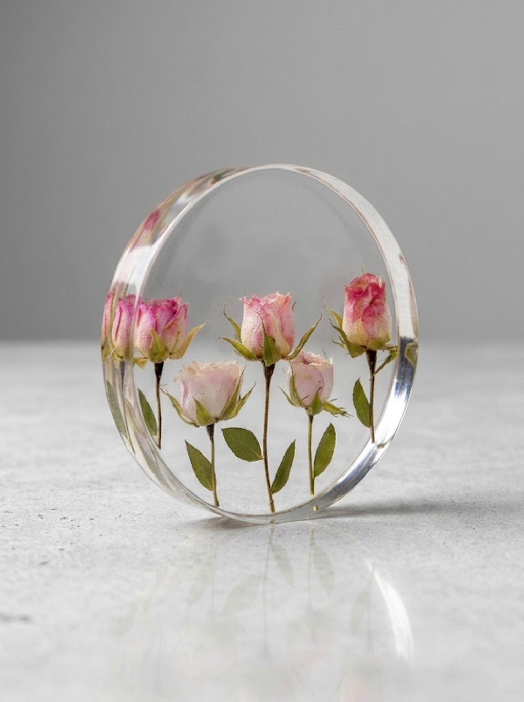 Flower preservation in resin coasters | Handmade floral keepsake