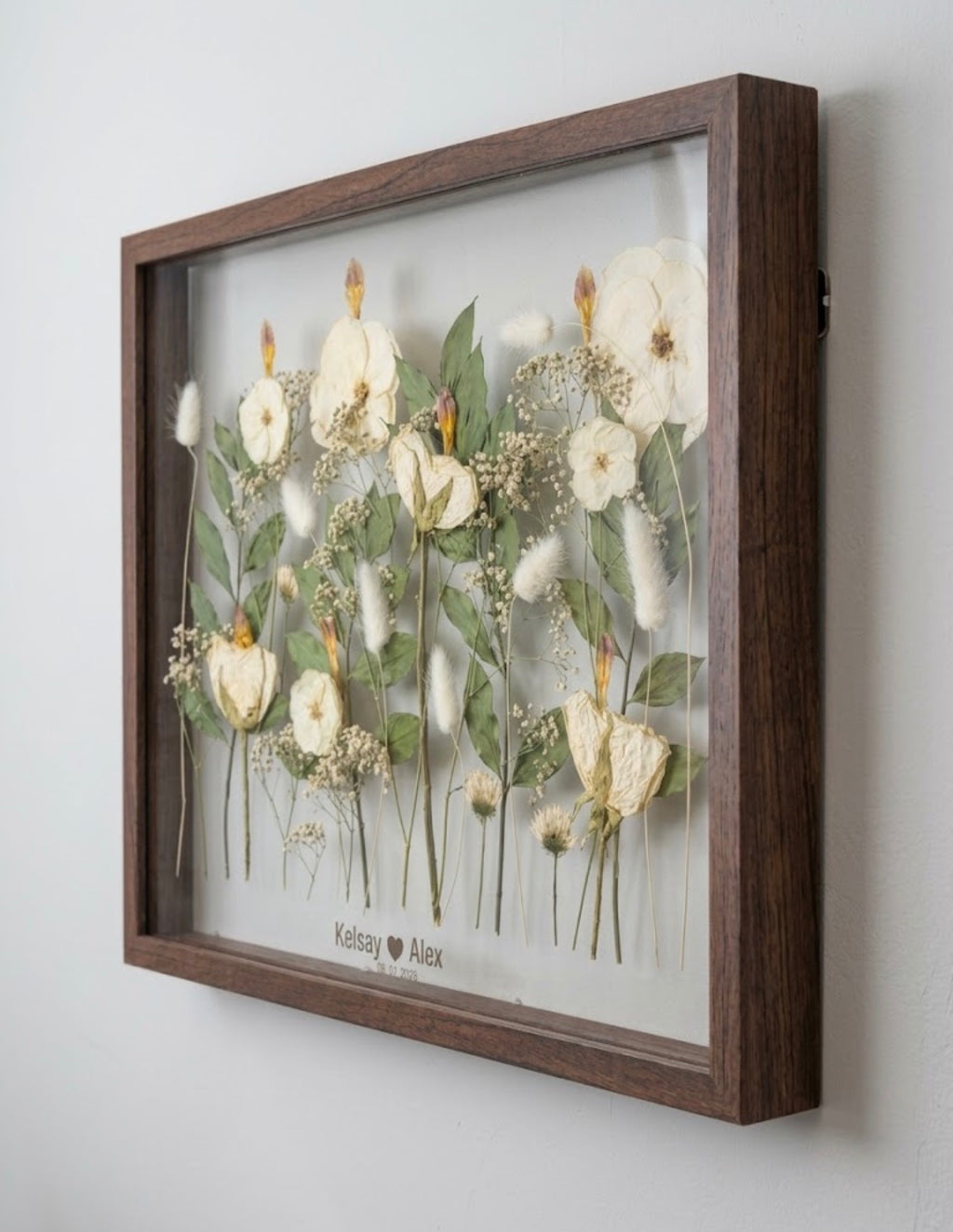 Pressed Floral Frame Keepsake deposit | Archival Bridal Bouquet Preservation