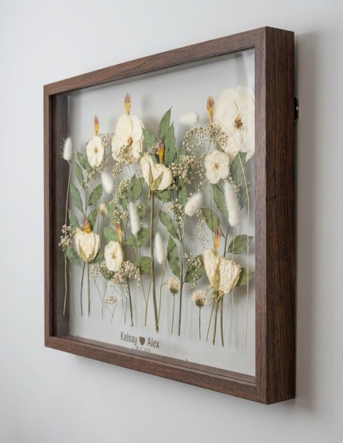 Pressed Floral Frame Keepsake deposit | Archival Bridal Bouquet Preservation