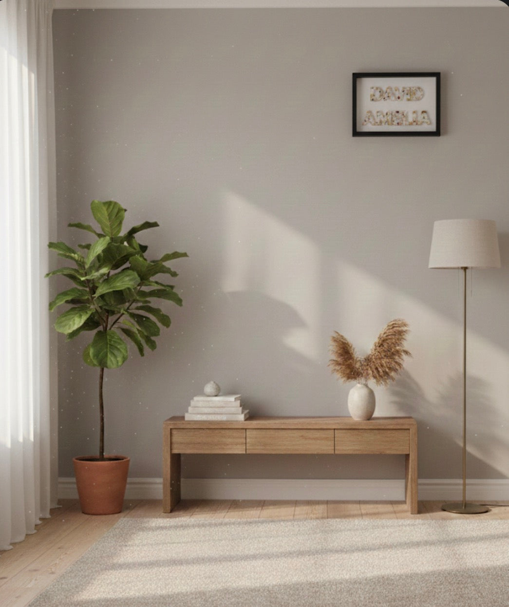 Custom Resin Name Frame