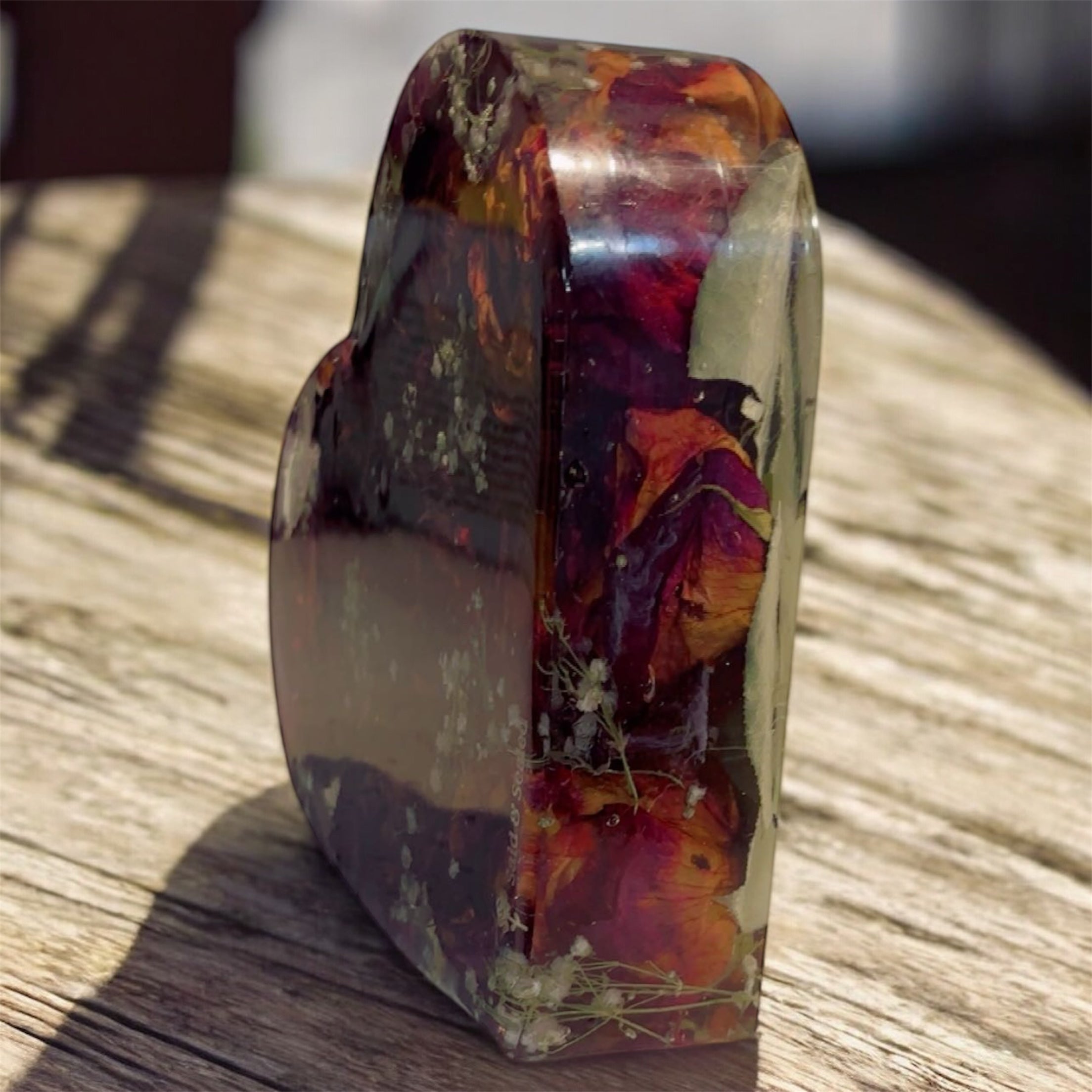 Custom Heart Resin Flower Preservation – Keep Your Special Moments Forever