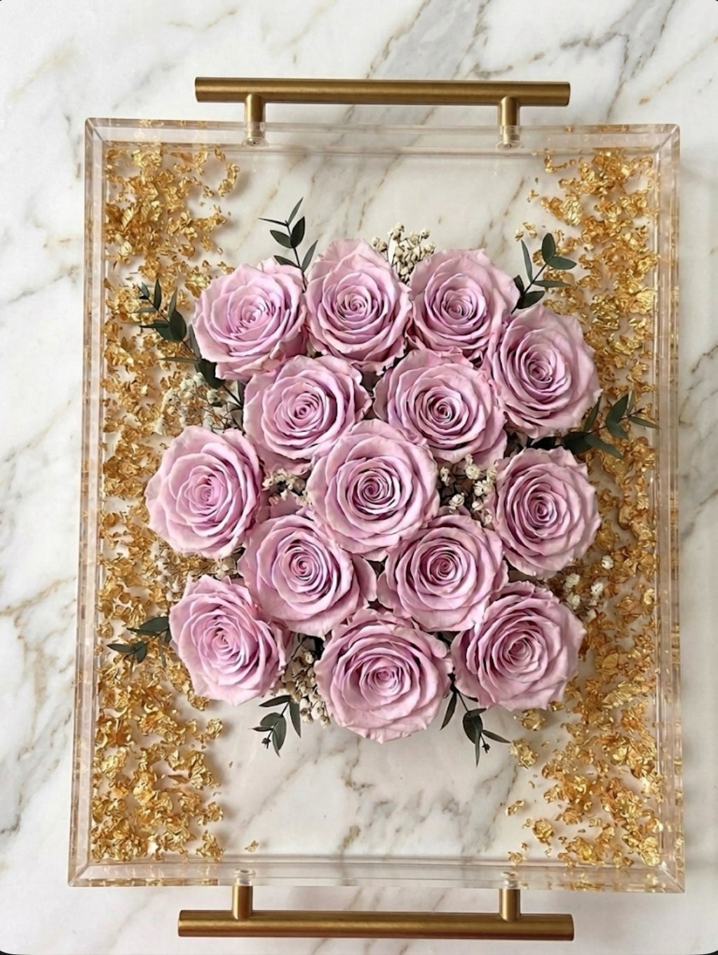 Wedding Bouquet Preservation Tray | Resin Flower Keepsake | Custom Preserved Flowers